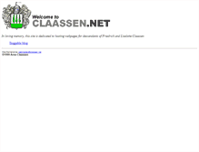 Tablet Screenshot of claassen.net